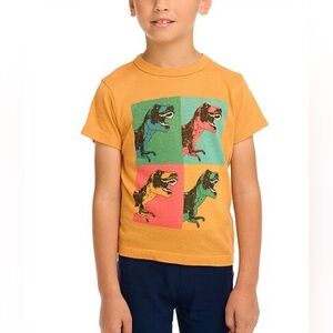 Chaser EUC Sz 8 Dinosaur Graphic T-Shirt in Orange